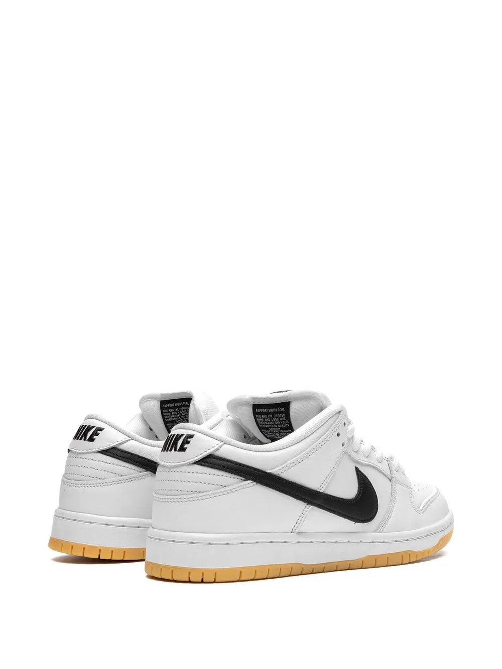 Nik ee sb dunk low white gum - 2