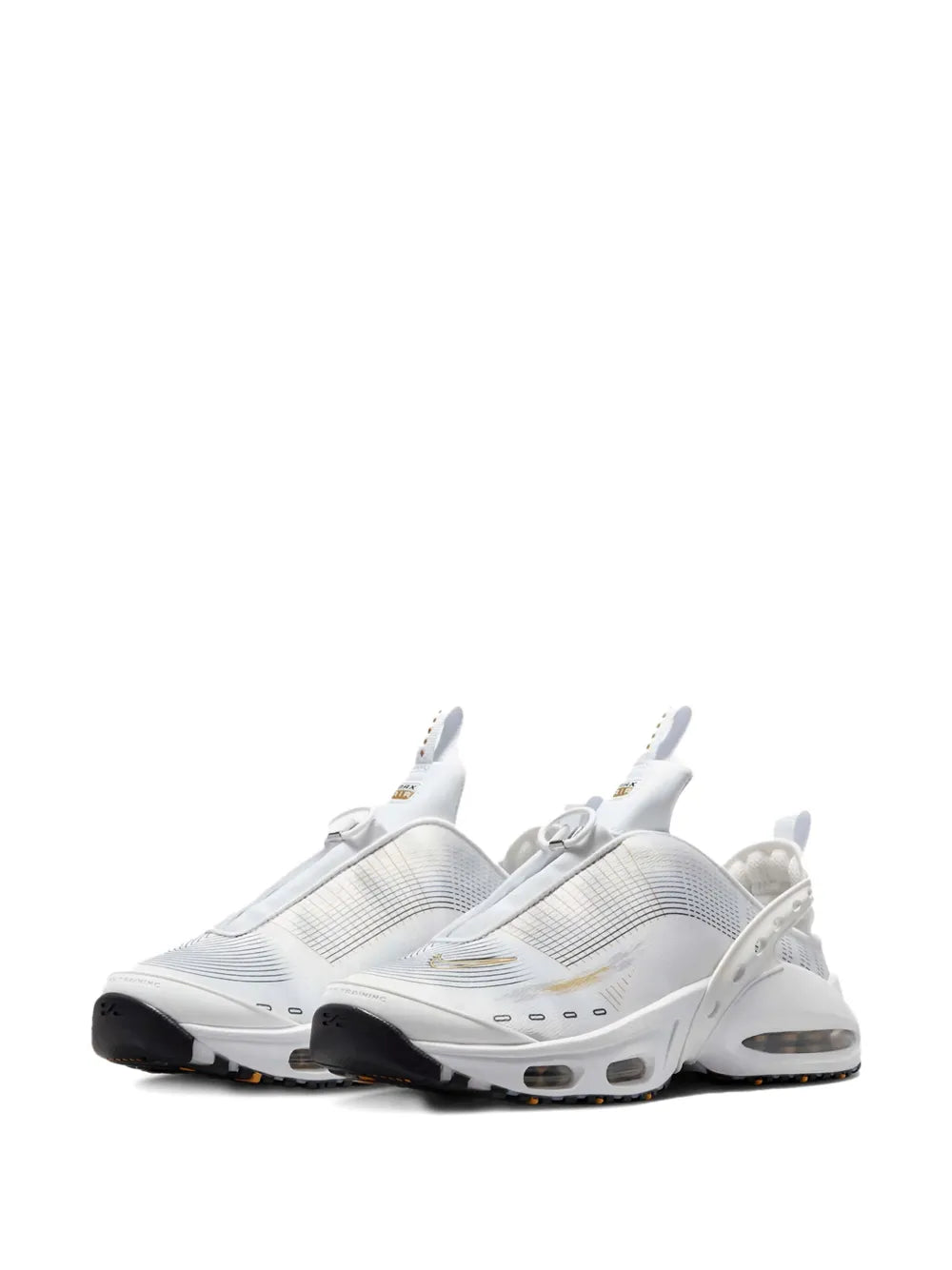 Nikee AirMax Craze White Metallic Gold - 2