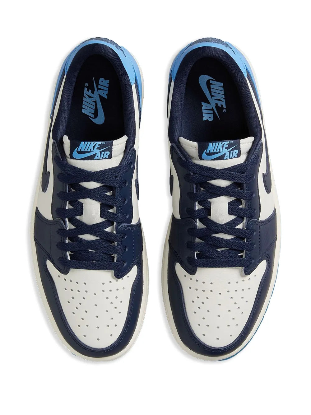 Nikee Air Jordan retro 1 Low OG Obsidian UNC - 2