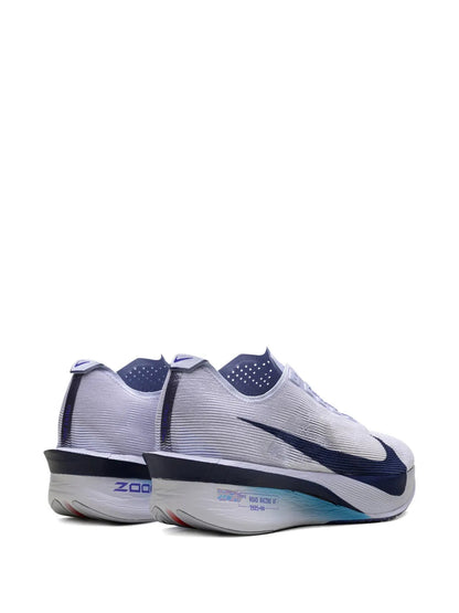 Nikee zoom Vaporfly 4 Road Racing White Blue - 3