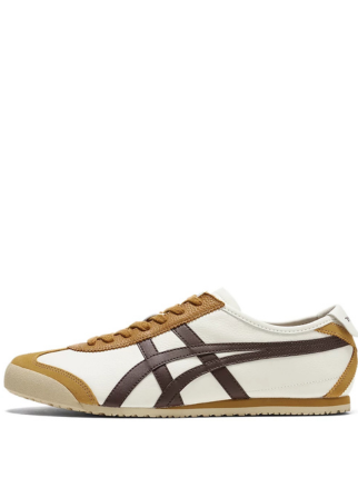ONITSUK.A TIGER MEXICO 66 CREAM LICORICE BROWN - 2