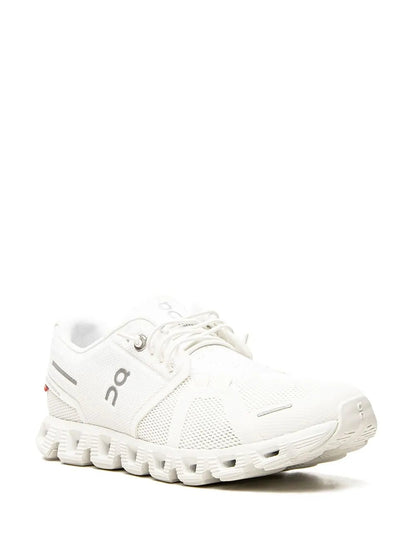 On Cloud Running 5 All White Shoes - 2