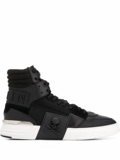 PHILIP PLEIN Multi Leather High Top Sneakers - 1