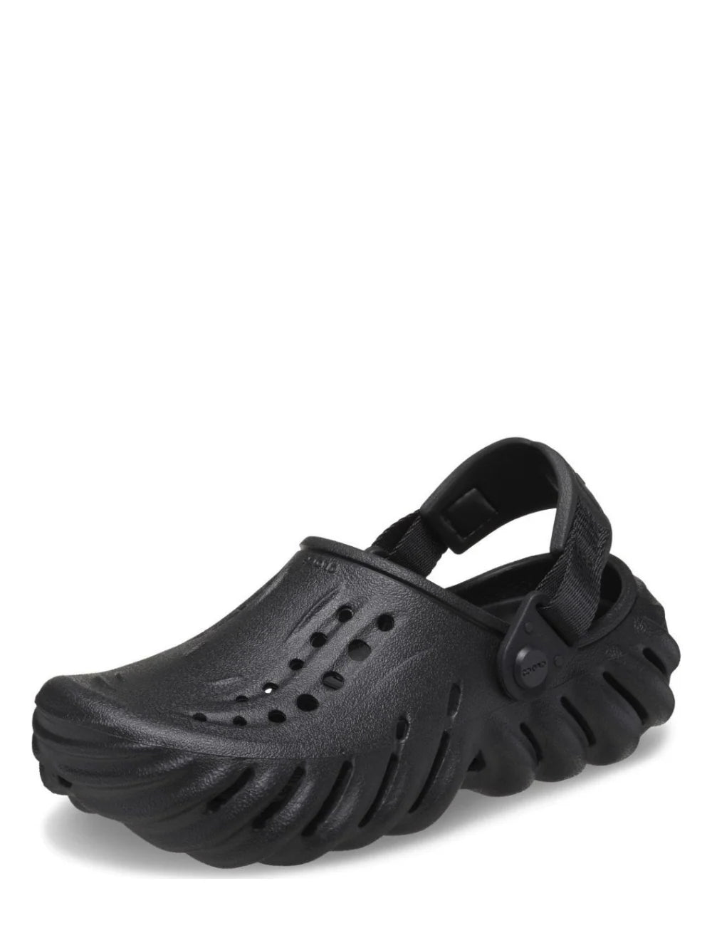 crocs echo clogs all black
