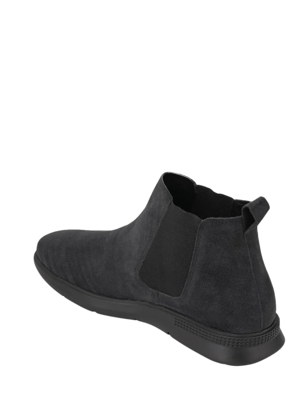 zara chelsea suede black