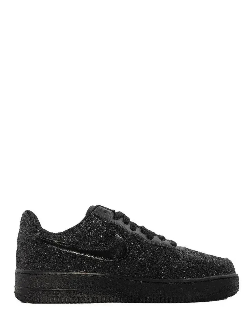 nikee airforce 1 all black glitter