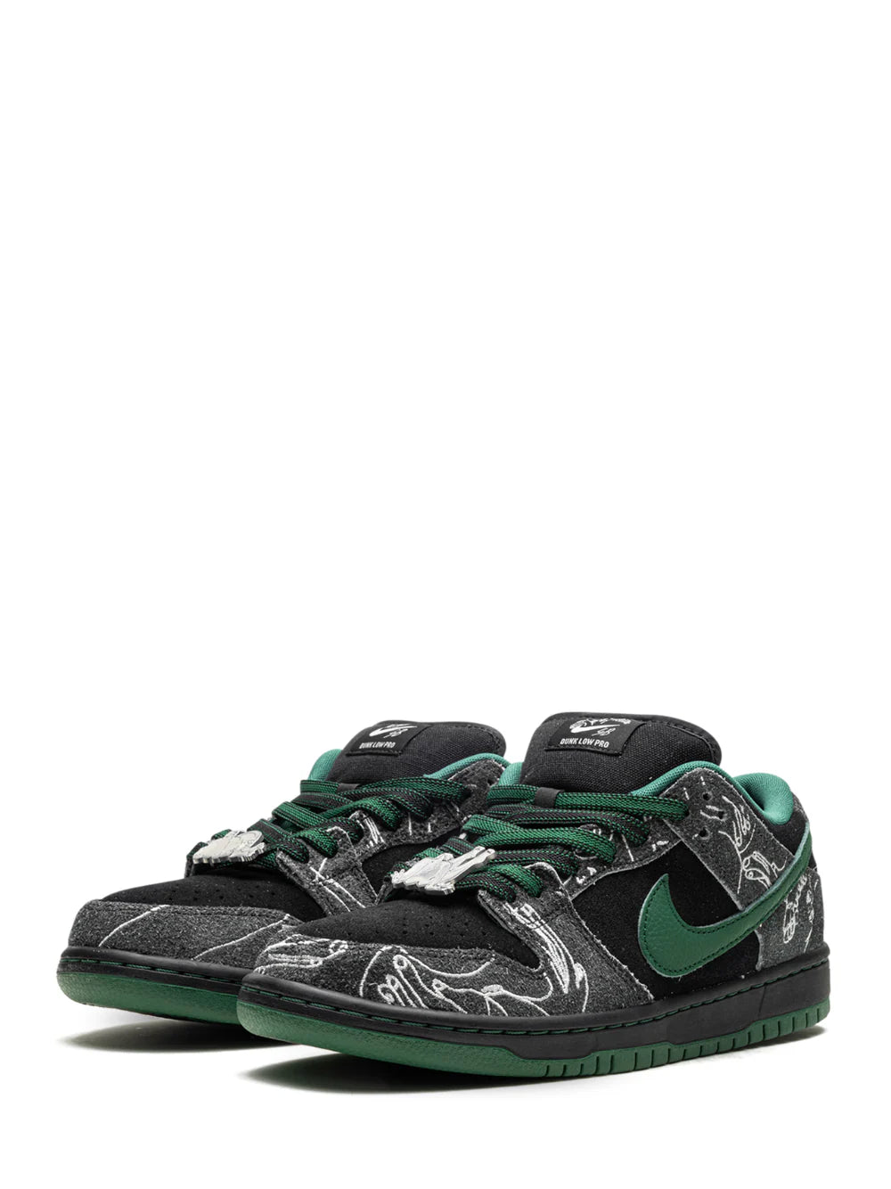 sb dunk Low pro there skatebords green