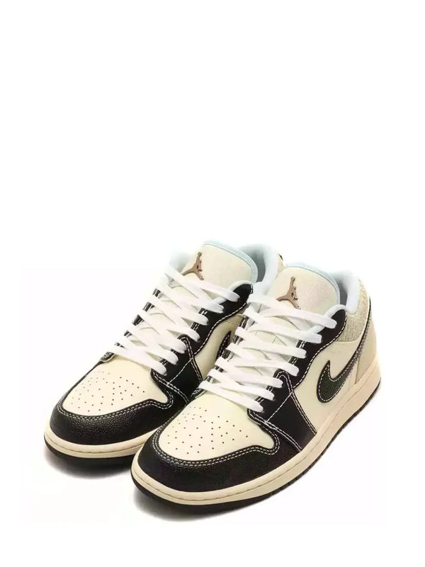 nikee air jordan retro 1 low se coconut milk black