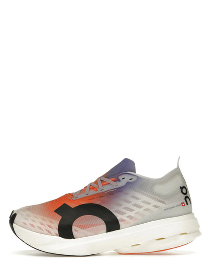 On cloud Running boom strike white flame