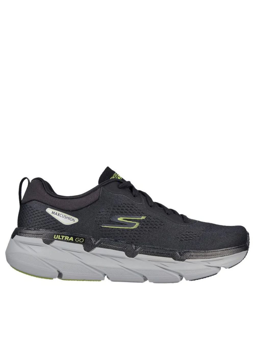 Skecherss Go Run Maxcushion Black White Gray