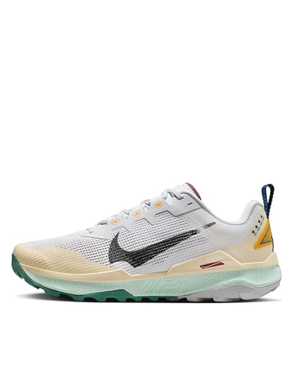 Nikee Wildhorse 8 Trail White Alabaster University Gold Black