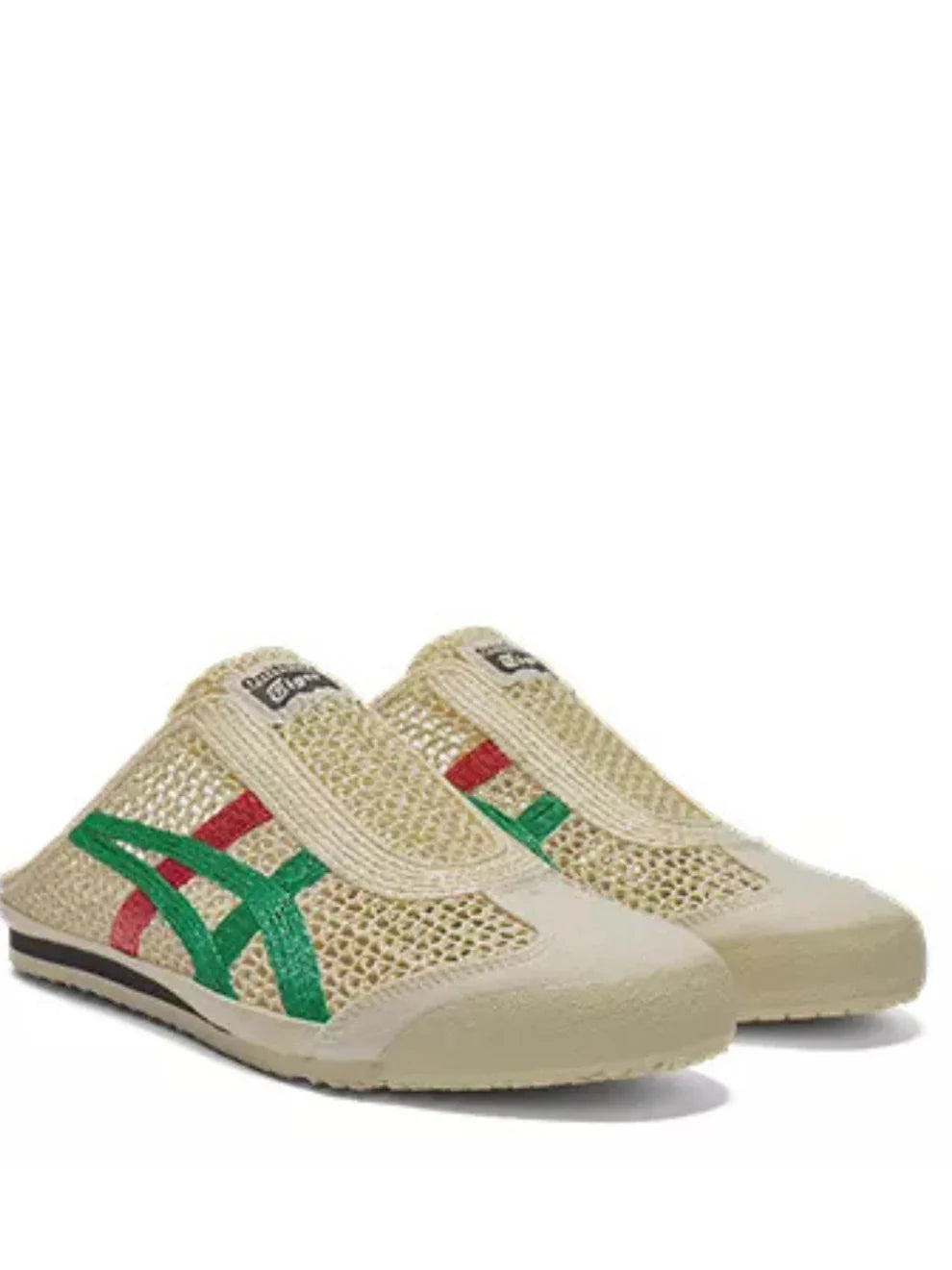 Onitsuk_a Tiger Mexico 66 Sabot Half Cut Shoe Sneaker White Green Fix