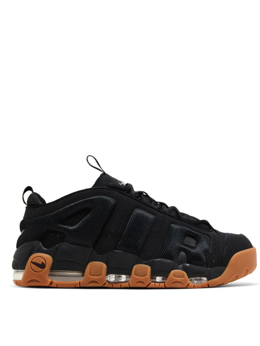 air uptempo low black gum