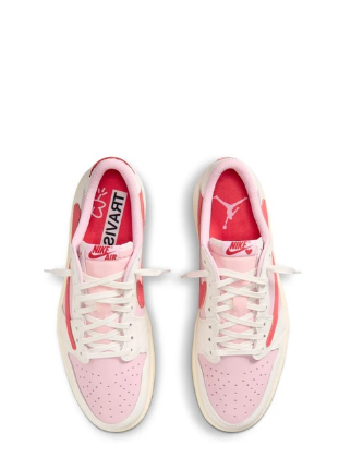 Nikke Air Jordan Retro 1 Travis Scott Tropical Pink Fix