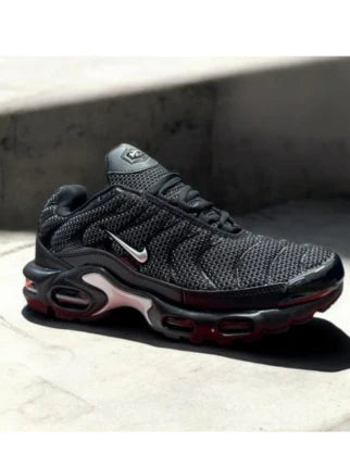Nikee Airmax Plus Metallic Black Silver
