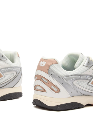 Newbalance 204L silver metallic white and brown