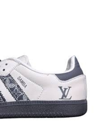 Adidass Samba X Louiis Vuitton Dark Grey
