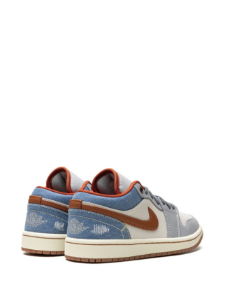 Nikee Air Jordan Retro 1 Low Repaired Denim