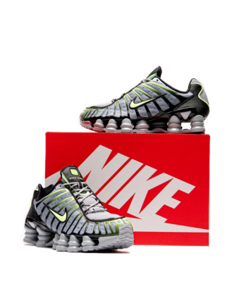 Nikee shox tl wolf grey lime blast grailed
