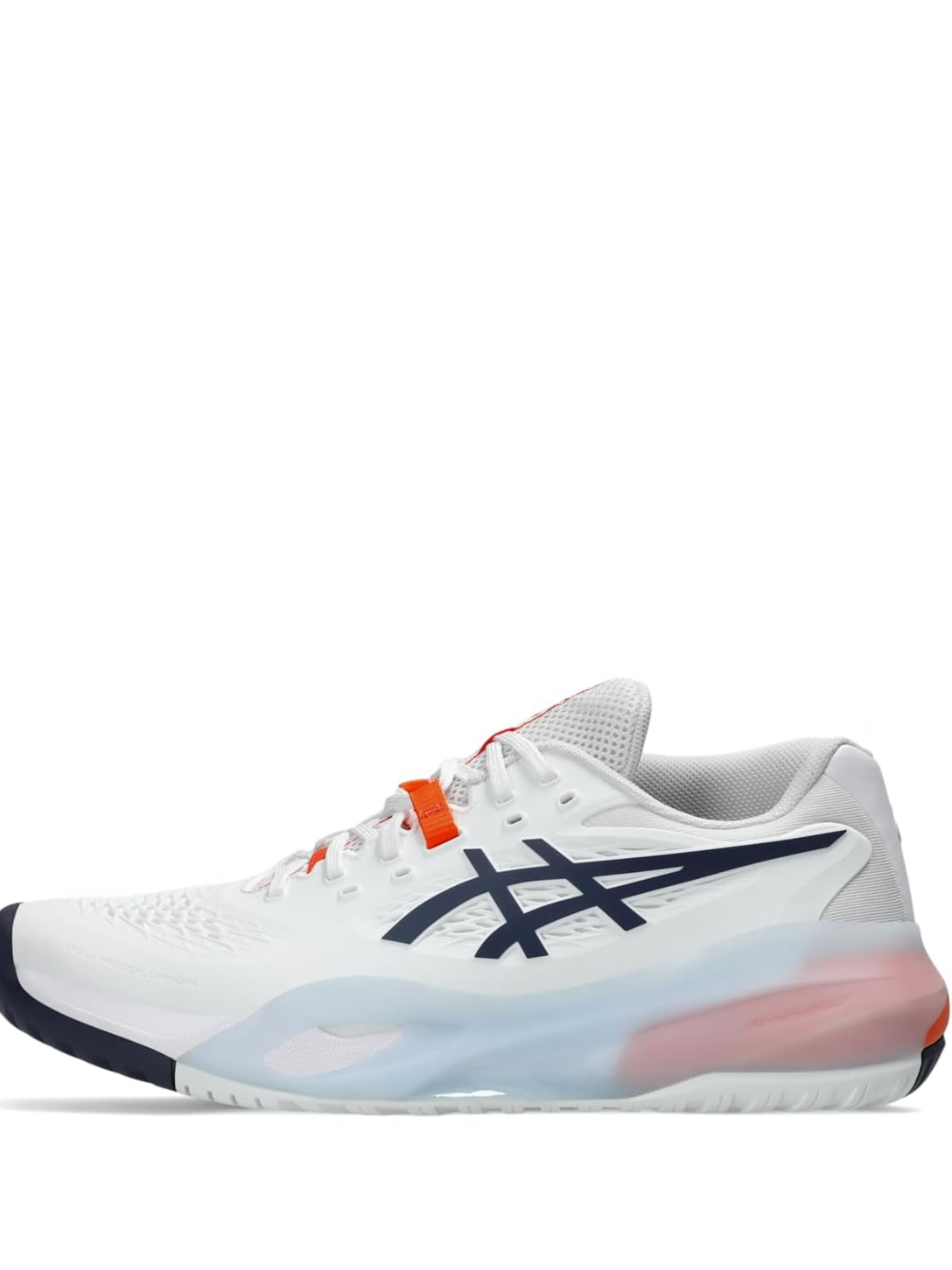 Asic.s Gel Resolution X Tennis Shoes White Indigo fog