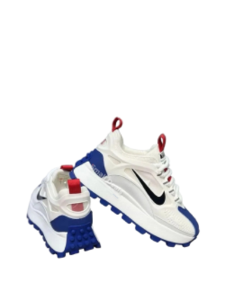 NIK_EE BAILLELI PLATFORM SNEAKER WHITE BLUE