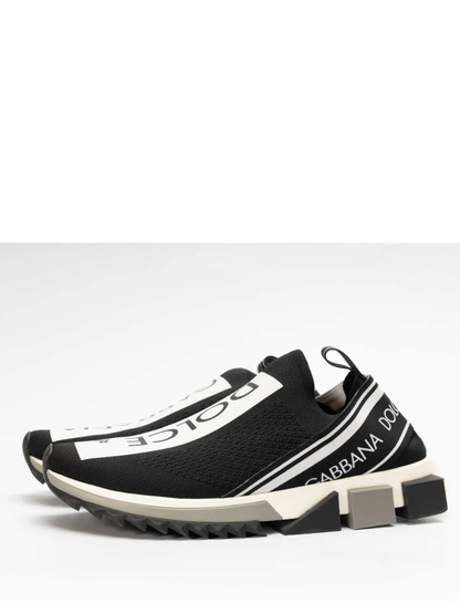 Dolc_e Gabbana Black White Slip On Sorrento Sneakers Fix