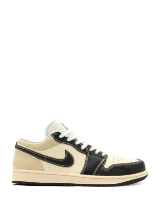 nikee air jordan retro 1 low se coconut milk black