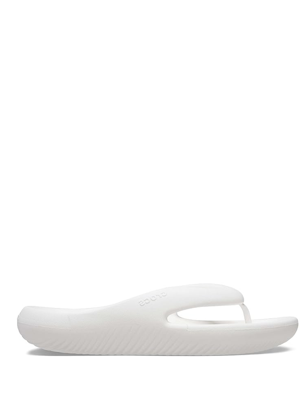crocss MELLOW RECOVERY FLIP Flops Whites