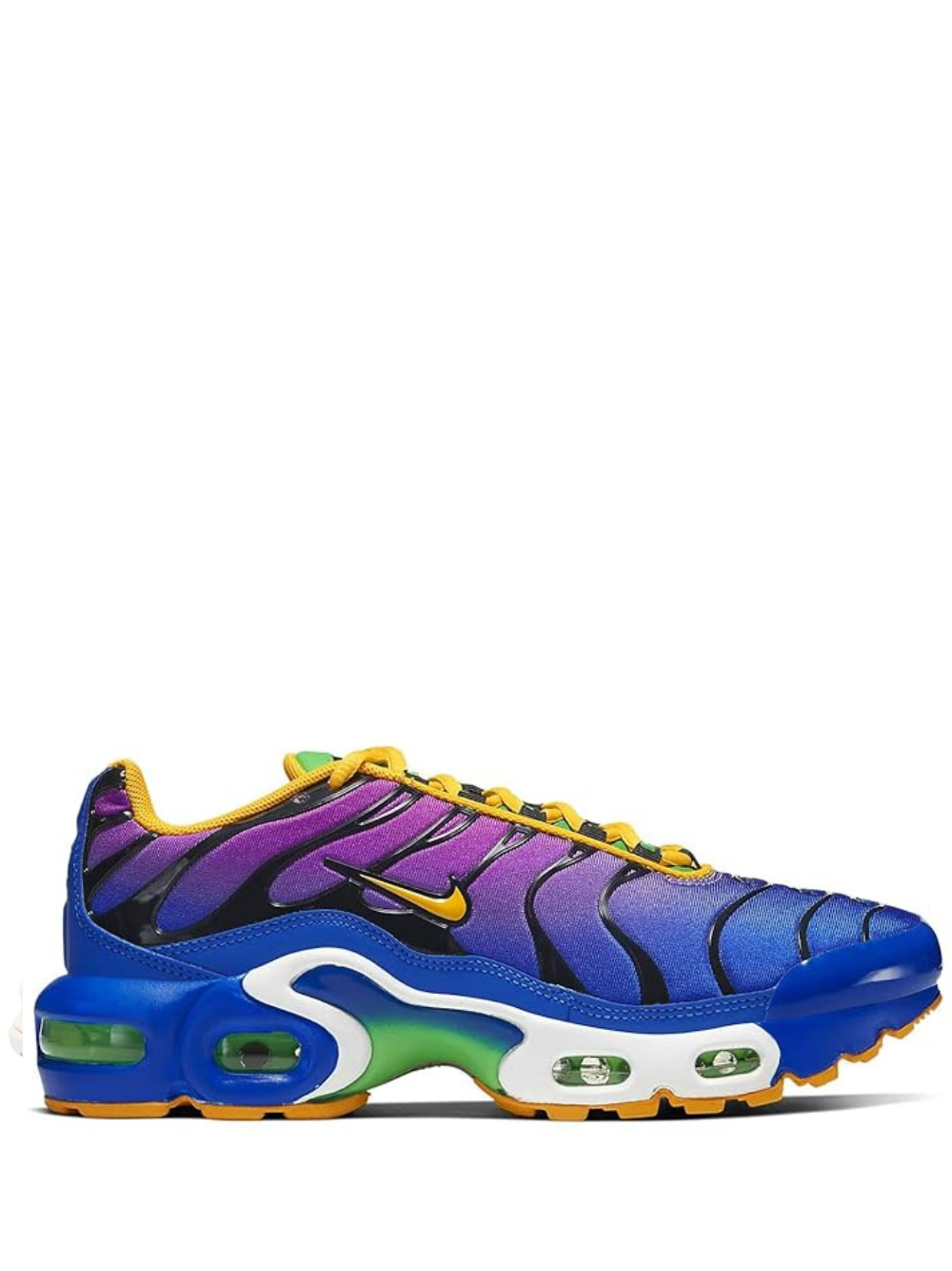 Nikee airmax plus tn flamingo gold purple black gym running shoes trainers
