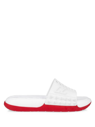 Christian LouboutinChristian Louboutin Take It Easy Slides WHITE