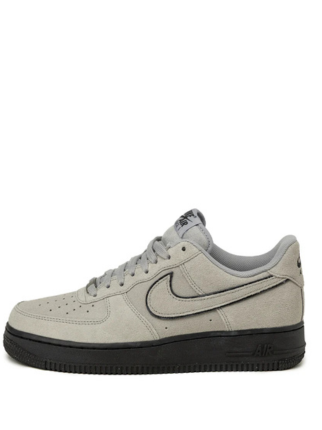 NIKEE AIR FORCE SUEDE BLACK GREY FOR MEN
