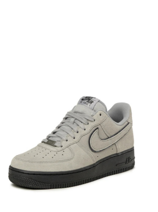 NIKEE AIR FORCE SUEDE BLACK GREY FOR MEN