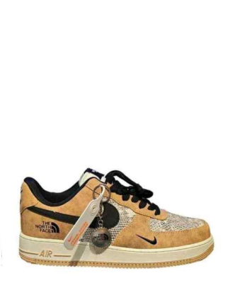 Nikee Air force 1 North face Beige Black