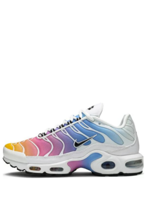 Nikee Airmax Plus TN White Blue Pink Women Shoes