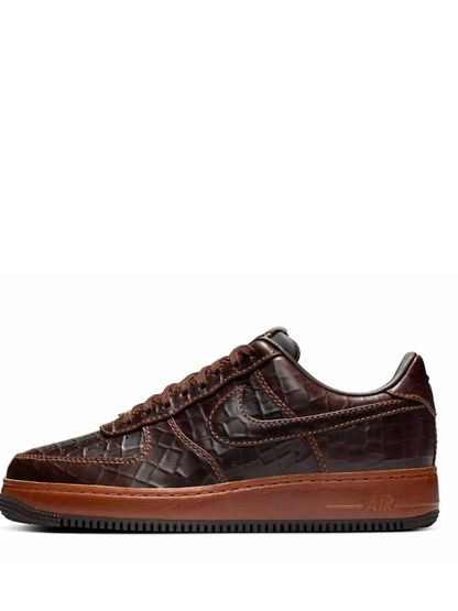 NIK.E AIR FORCE 1LOW FAUNA BROWN CROC