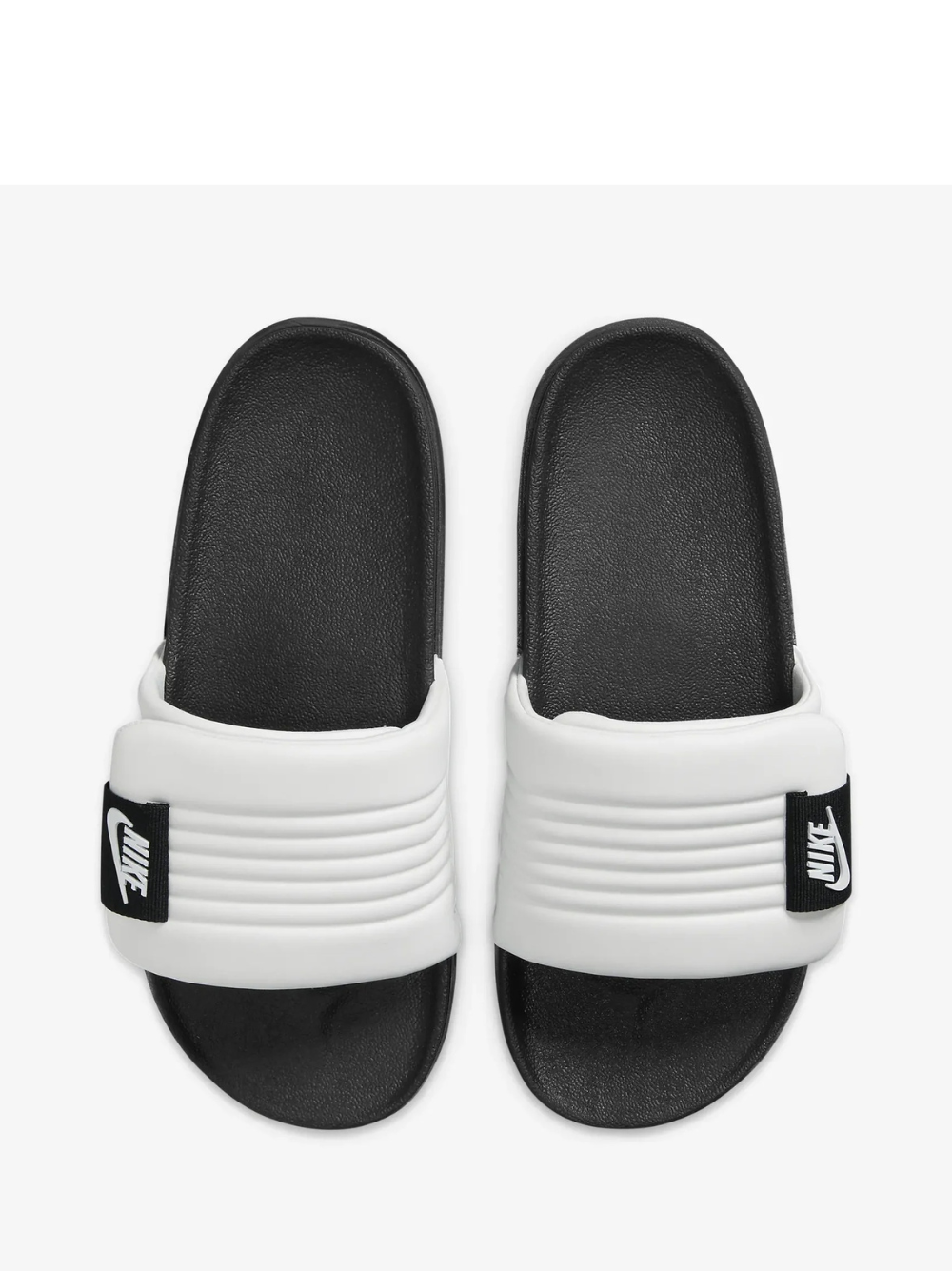 NIK.E OFFCOURT CLASSIC BLACK WHITE FLIP FLOP