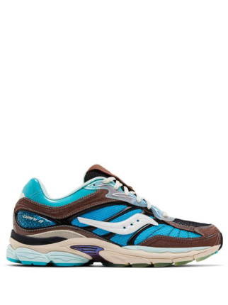 Footpatrol x Saucony ProGrid Omni 9 in the BlueBrown