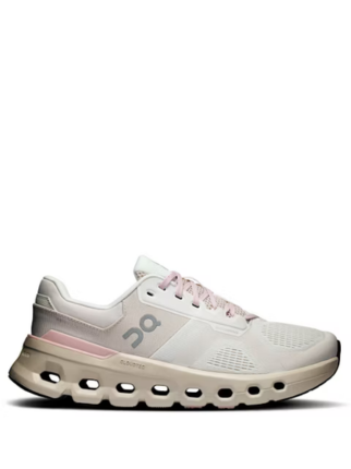 On Running Cloud Runner Shoes White Pink Sporty Elegant