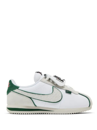 NIK EE Cortez White Green Suede