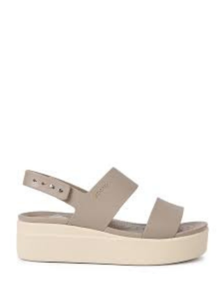 Crocss brooklyn slingback low wedge sandals
