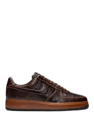 Nikee Airforce 1 Low Fauna Brown Croc 1107