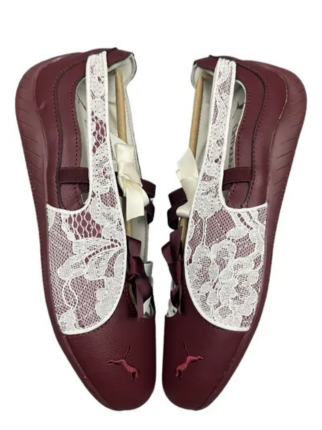Pumma Speedcat ballet Lace Maroon Fix