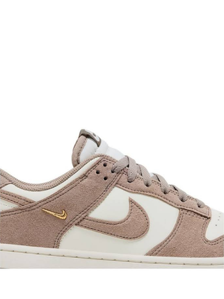 Nikke Dunk Low Malt Gold Mini Swoosh Womens