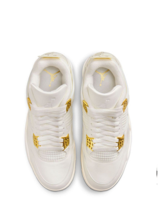 Nikee Air Jordan 4 Retro Metallic Gold