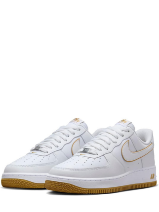 Nikee Air force 1 07 White Bronzine