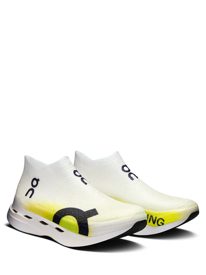 On Cloudboom Strike LS White Yellow