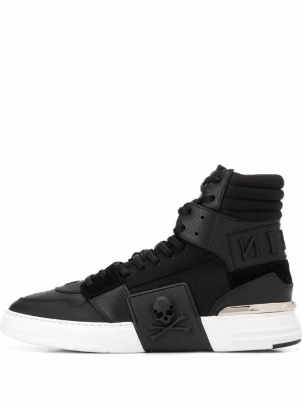 PHILIP PLEIN Multi Leather High Top Sneakers