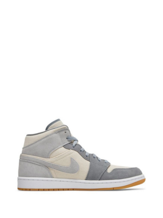 Air Jordan 1 Mid Coconut Milk Particle Grey