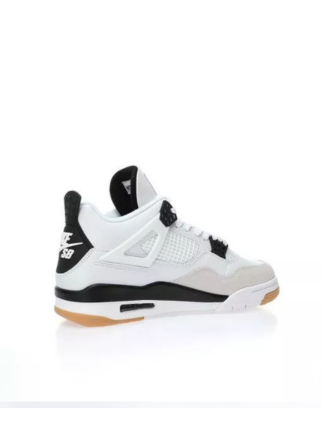 Nikee Air Jordan 4 SB White and Black