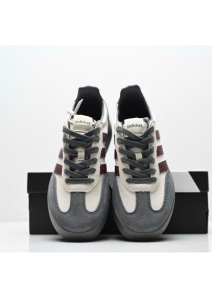 ADIDAS BARRED GREY MAROON